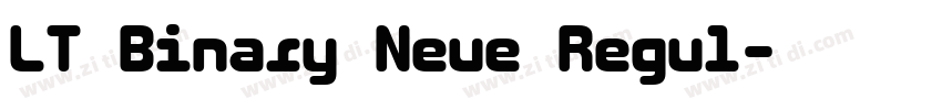 LT Binary Neue Regul字体转换